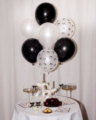 Little Black Bow Pack - 24 latex balloons