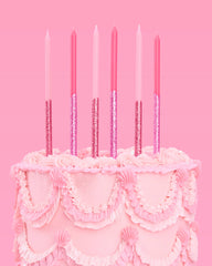 That's Hot Candles - pink glitter candles