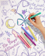 Sweet Dreams Tablecloth - paper coloring tablecloth