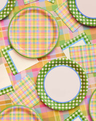 Summer Camp Trio - plates, napkins + tablecloth