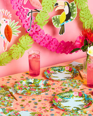 Tropical Bundle - banner, plates, napkins, + confetti