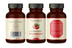 Natural Strawberry Extract - 4 fl oz