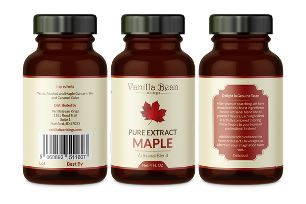 Pure Maple Extract - 4 fl oz | Cake Craft Shoppe, LLC