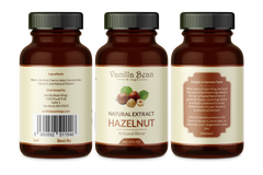 Natural Hazelnut Extract - 4 fl oz