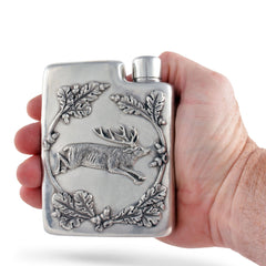 Black Forest Pewter Flask