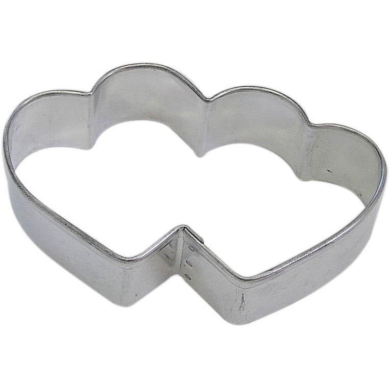 Heart Double Cookie Cutter - 3.5"