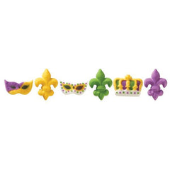 Mardi Gras Party Sugar Asst - 12ct