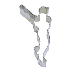 Baseball Player Cookie Cutter - 4.75"