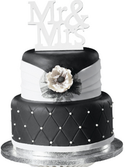 Mr & Mrs Gumpaste Cake Toppers