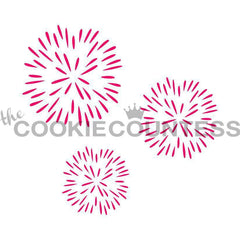 Fireworks Stencil