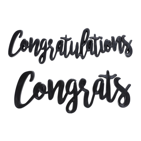 Congratulations Script- | Cake Craft Shoppe, LLC