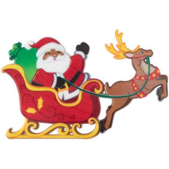 Santa in Slay - Plastic Layon