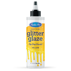 Glitter Glaze - Yellow - 10oz. Bottle