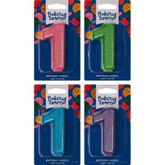 Glitter Candle #1 - 6ct - Bulk
