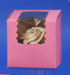 Cupcake Box Pink - single