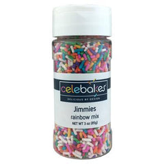 Jimmies - Rainbow Mix - 6ct -  Bulk