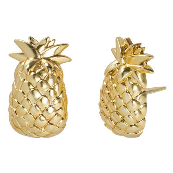 Gold Pineapple Picks - 12 count