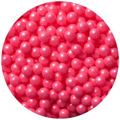 Edible Pearls - Shimmer Bright Pink - 1oz