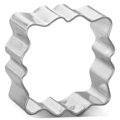 Mini Fancy Square Plaque Cookie Cutter - 1.5"