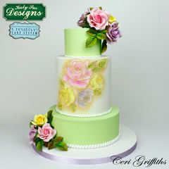 Roses Silicone Cake Embosser