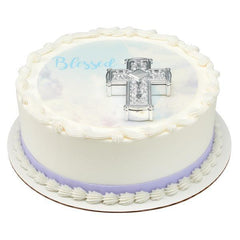 Silver Cross Topper & Keepsake Box - 6ct - Bulk