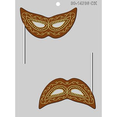 Mardi Gras Mask Chocolate Mold