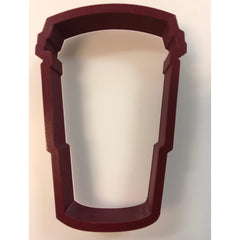 Latte Cup Cookie Cutter - 4.25" - Brown