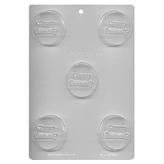 Happy Birthday Sandwich Cookie Chocolate Mold