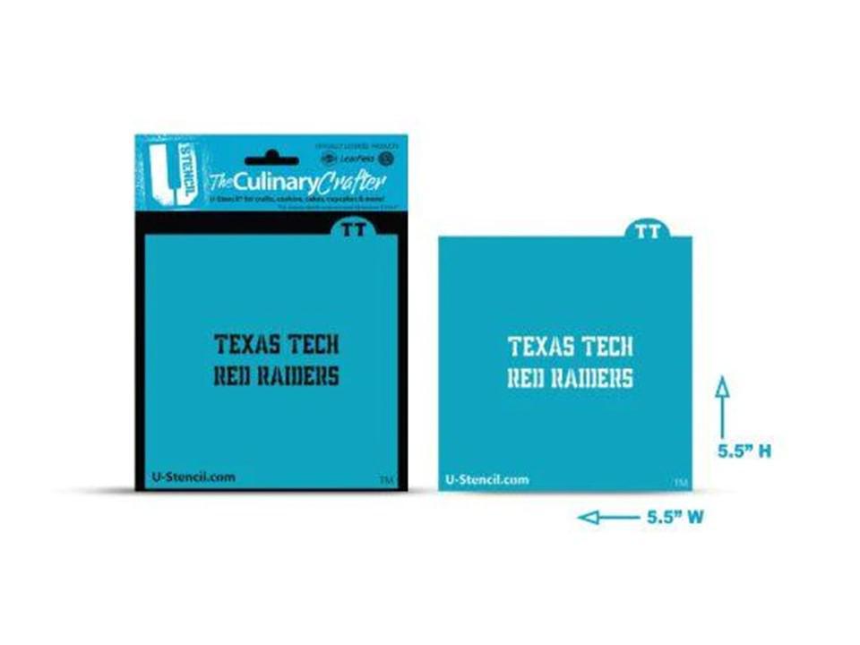 College Stencil - Texas Tech - Red Raiders