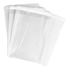 Resealable Clear Poly Bags - 4" x 4.75" - 10ct. - All sizes