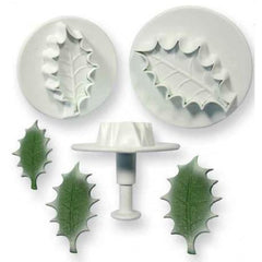 Holly Leaf Plunger Set of 2