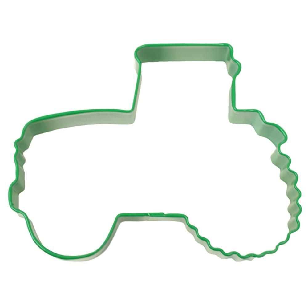 Tractor green cookie cutter 4.25"