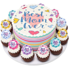 Best Mom Ever Cupcake Rings - Ct 12 - Bulk