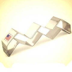 Chevron Tin Cookie Cutter - 5.5"