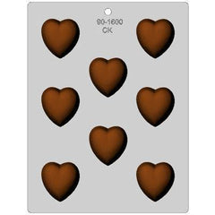Deep Heart Chocolate Mold - 1.75"