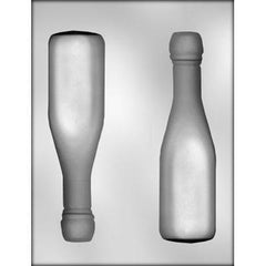 3D Champagne Bottle Chocolate Mold - 7"