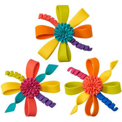 Multi-Colored Burst Bow Gum Paste - 6ct - Bulk