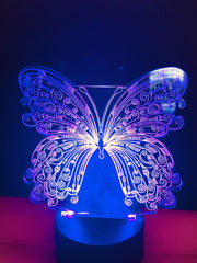 Butterfly Elumination for Cake