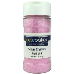 Sugar Crystals Light Pink - 4oz