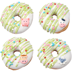 Barnyard Animals Royal Icing toppers - 4 ct