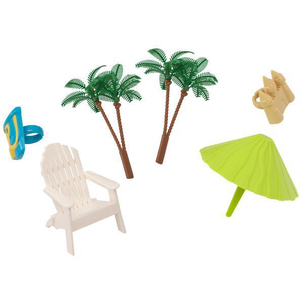 Beach Chair & Umbrella - 6 pc. Set