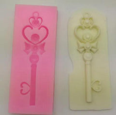 ANCIENT KEYS HEART SHAPE SILICONE MOLD