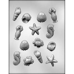 Sea Creatures Chocolate Mold - 2"