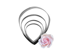 Rose Petal Cutters Set of 4 - JR