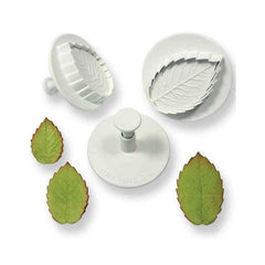 Rose Leaf Plunger Large set of 3