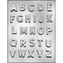 Alphabet 1-1/4" Chocolate Mold