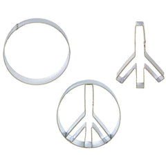 Peace Sign Cookie Cutter - 3.5"