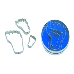 Baby Feet Cookie Cutter Set in Gift Tin