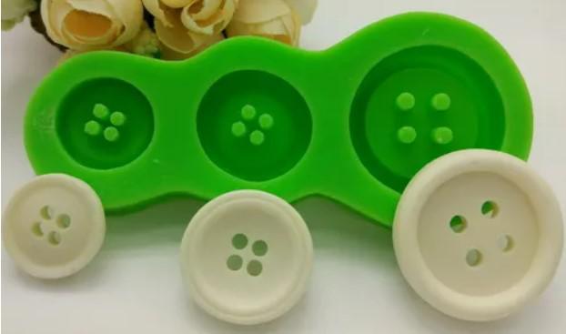 THREE BUTTONS SILICONE MOLD