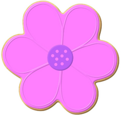 Scallop Flower Cookie Cutter 3.75"